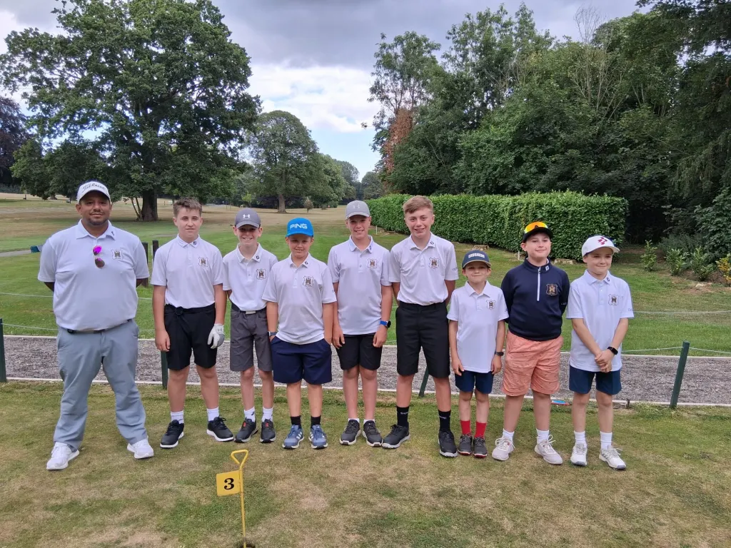 Suffolk Juniors compete in an inaugural U12 “mini league” match against Norfolk
