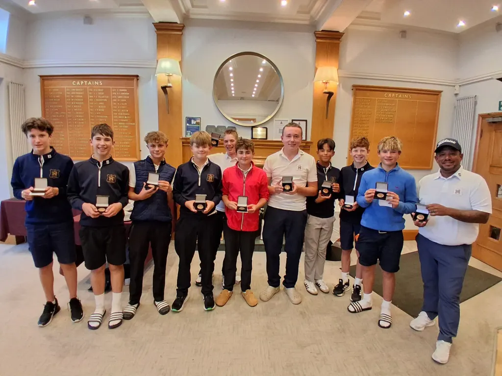 Suffolk U14`s compete in the England Golf, Regional Final
