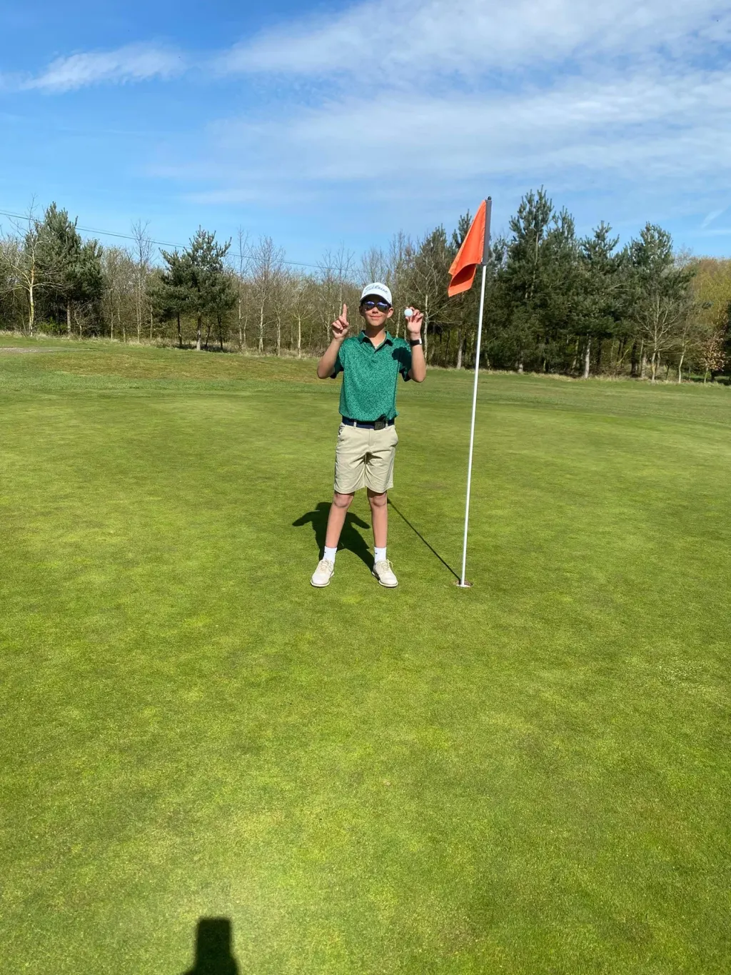 County squad player, Ridley Sausman, posts his first hole in one!
