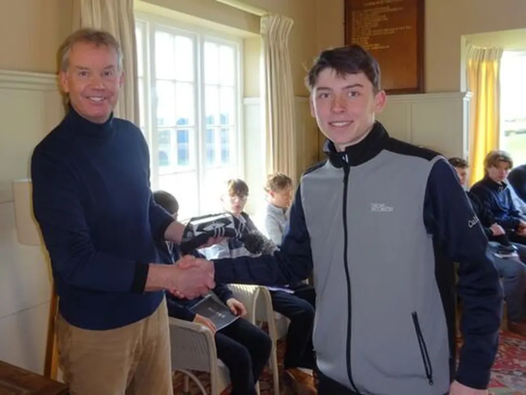 County Boys Winter Training at Aldeburgh GC