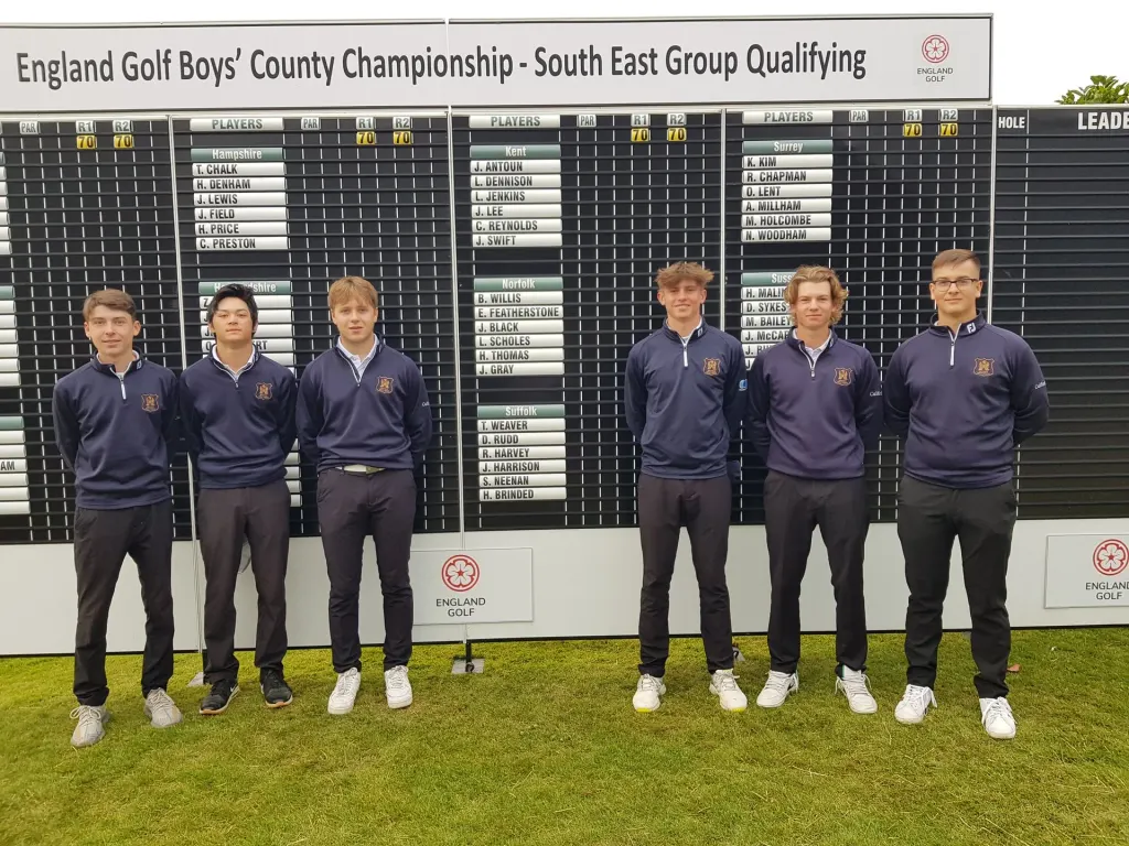 Suffolk Boys narrowly beaten at England Golf Boys County Qualifier